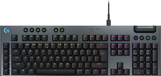 Logitech G915 X - Bedraad Gaming Toetsenbord - Tactile - Qwerty - Zwart
