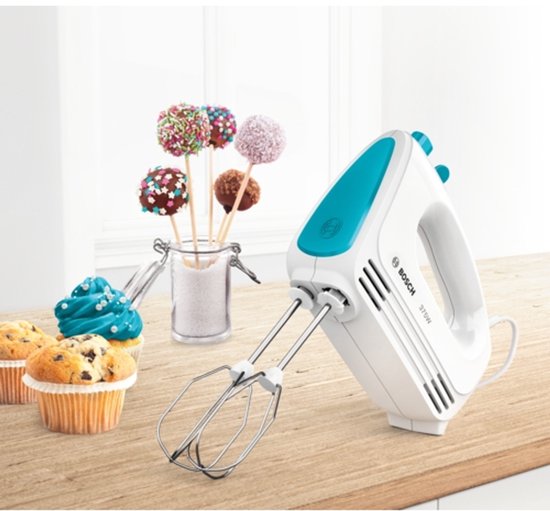 Bosch MFQ2210d Clevermixx - Handmixer - 400W - Wit/Blauw van Bosch — afbeelding 4