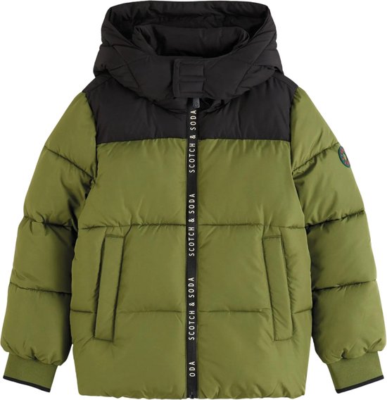 Scotch & Soda Water matelassée à capuche hydrofuge pour Garçons - Taille 164