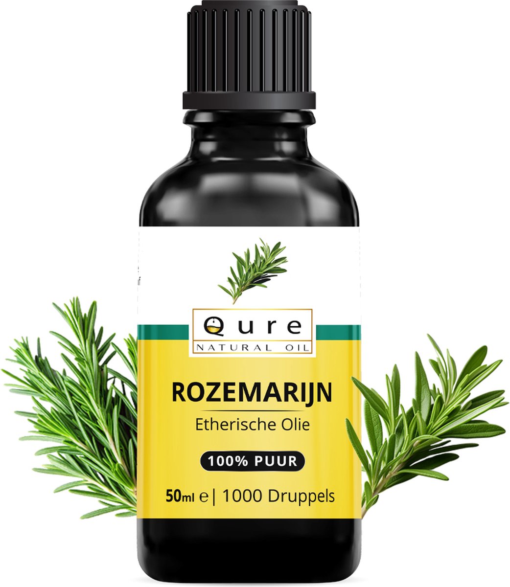 Goedkoopste Rozemarijn Olie 50ml | Etherische Rozemarijn Olie van Therapeutische Kwaliteit | Biologisch | 100 Puur & Onbewerkt | Rozemarijnolie Voor Haargroei en verzorging van de Huid | Aromatherapie | Rosemary Oil