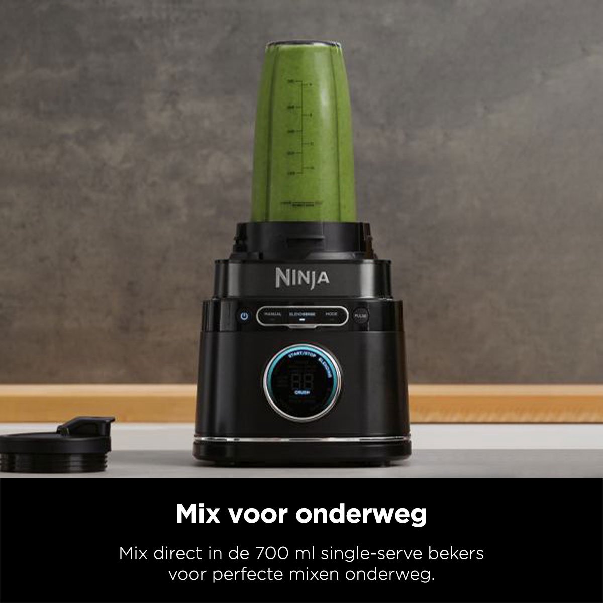 Ninja Detect 3-in-1 Foodprocessor Blender Smoothie Maker 1200W 2,1L ijscrusher hakken mengen kneden - Afbeelding 3