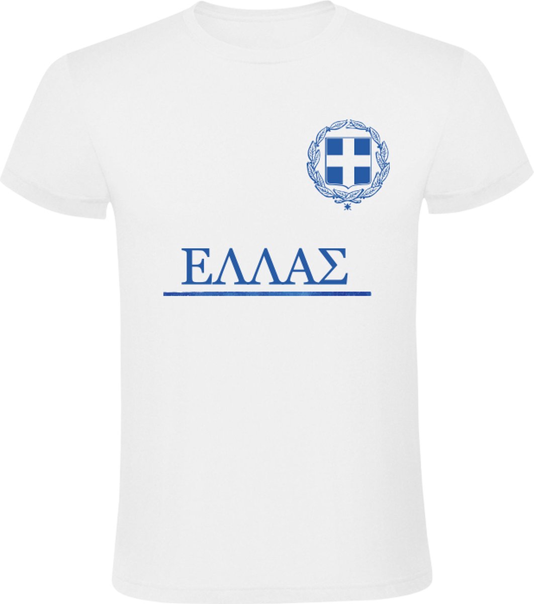 Griekeland Wit T-shirt - griekeland - voetbal - club - europa - wedstrijd