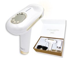 ElegantSkin IPL Elite - Laser Ontharingsapparaat - Voor Mannen en Vrouwen - 9 Verschillende Standen - IPL Ontharingsapparaten - Ontharen voor Thuis - Opzetstukken - Ice-coolfunctie - Beschermbril – Scheermes - Langdurig Haarvrij - Laser ontharing