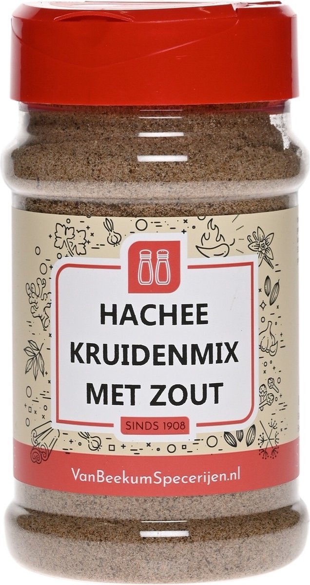 Goedkoopste Van Beekum Specerijen - Hachee Kruidenmix Met Zout - Strooibus 250 gram