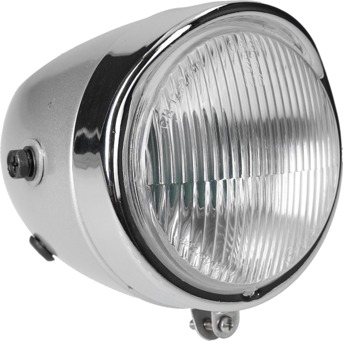 Koplamp Puch Maxi grijs oldtimer (102mm / 48mm teller)