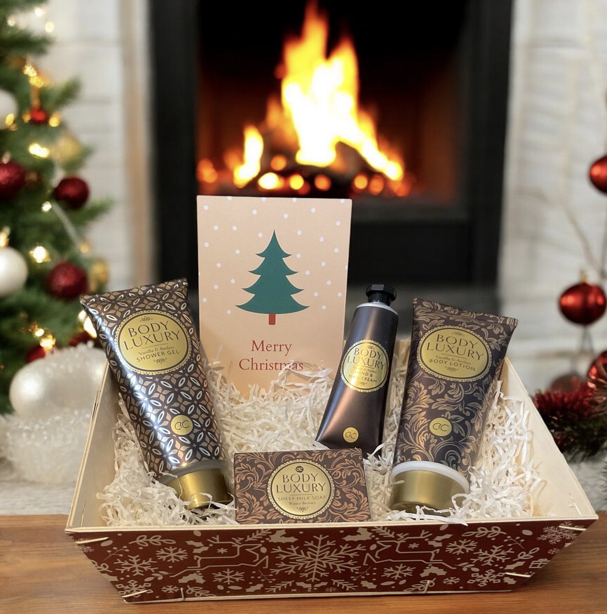 Goedkoopste Kerst cadeaubox - kerstpakket - kerstcadeau voor een vrouw - Luxe kerstpakket - kerstgeschenkset - kerstgift voor een vrouw - kerst
