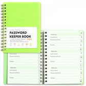 Wachtwoordenboekje - Wachtwoordenboekje met alfabet - Password Organizer - A6 - Wachtwoorden notitieboek - Password book - Voor internet, website, adres, contacten
