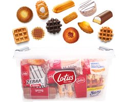 Lotus Ultimate Cookie Mix - 34 koekjes - koekjesmix - koekjesdoos - koekjespakket - koekjes voor bij de koffie - 1100g Lotus Ultimate Cookie Mix - 34 koekjes - koekjesmix - koekjesdoos - koekjespakket - koekjes voor bij de koffie - 1100g