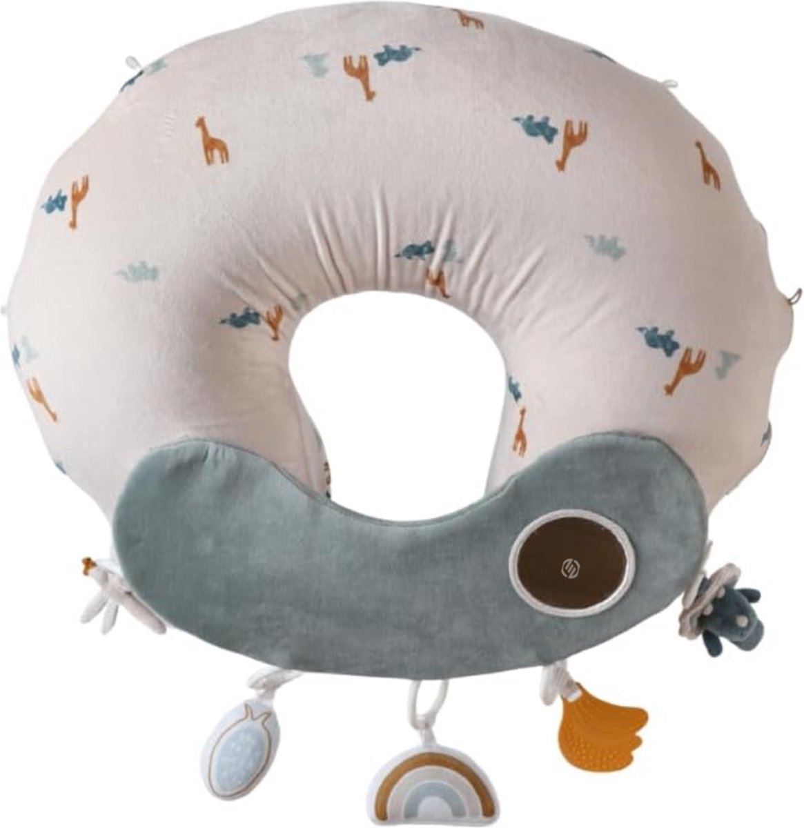 Goedkoopste Equivera Activiteitenkussen - Speelkussen Baby - Tummy Time - Baby Speelgoed - Kraamcadeau - Babyshower Cadeau - Tummy Time Baby - Tummy Time Kussen - Buikkussen Baby
