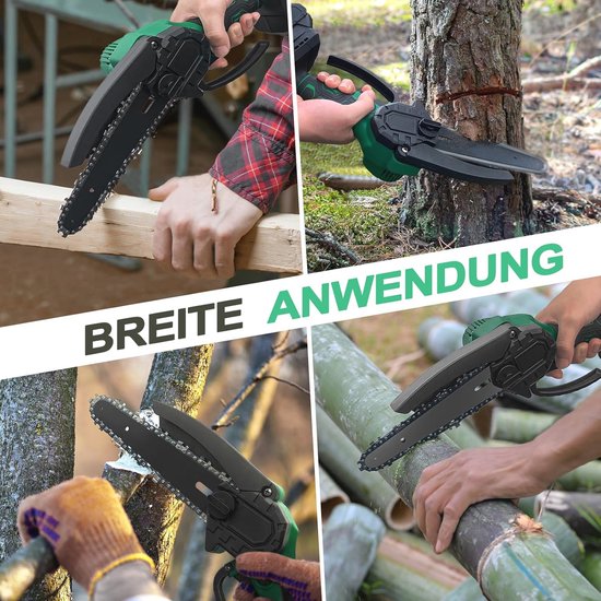 4000 rpm draadloze ronde zaag accu cirkelzaag accu schuine snede elektrische zaag met lemmet oplader 125 mm