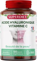 Bol.com Super Diet - Hyaluronzuur Capsules - Vitamine C - Hydratatie & Collageen - 150 stuks aanbieding