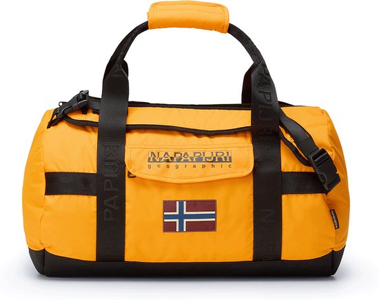 Borsone Napapijri Bering Travel Arancione Unisex - Poliestere Nuovo