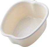 Bain de pieds - Wit - 37 x 33 x 15 CM - Bain de pieds - Bain massant - Détente