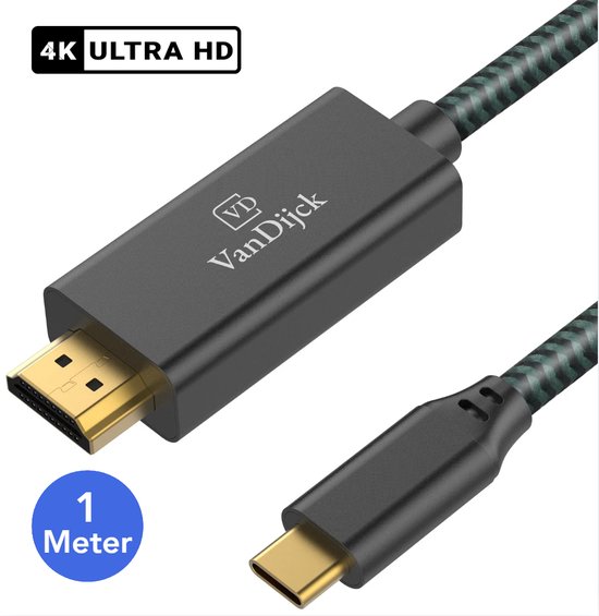 Cable Stop 4K HDMI Naar HDMI-kabel, 15 Cm, Verguld, Full HD  15 Cm Verguld Full Hd 15 Cm