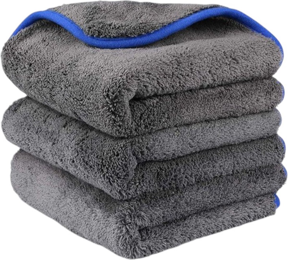 Goedkoopste Droogdoek Badkamer - 3 Stuks - 40 x 40 cm - Microvezeldoek - Watermagneet – Autowasdoek