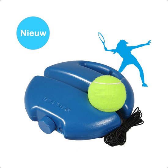 Foto: Tennispaal swingball tennistrainer set met elastiek en bal voor in de tuin kinderen met elastiek classic pro vakantie volwassenen spike pickleball