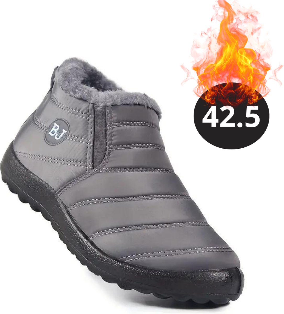Nivard Snowboots Sneeuwschoenen Sneeuwboots Dames Wintersport Ski Skischoenen – 42.5 Laag Grijs
