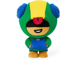 foto van Brawl Stars - Brawl Stars poppen - Katoenen Kussen Poppetjes - Knuffel - LEON