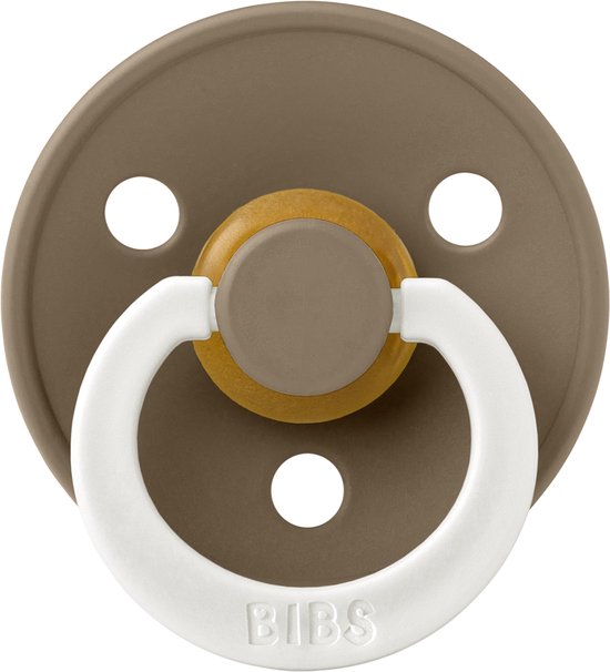 Bibs fopspenen maat 2 6-18 maanden - set 4 spenen + bolletoet speenzakje - Glow Sand, Vanilla, Dark oak en Woodchuck van BIBS — afbeelding 4