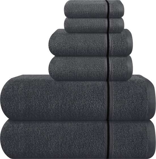 vidaXL 8-delige Handdoekenset FROGN 360 g/m² bordeaux