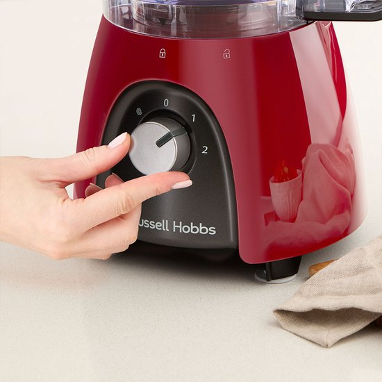 Russell Hobbs Desire Red Foodprocessor - 27110-56 — afbeelding 3