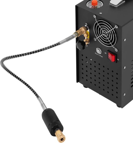 PCP-compressor - 300 bar - 12/220 V - 400 W - Automatische stop - MSW — afbeelding 5
