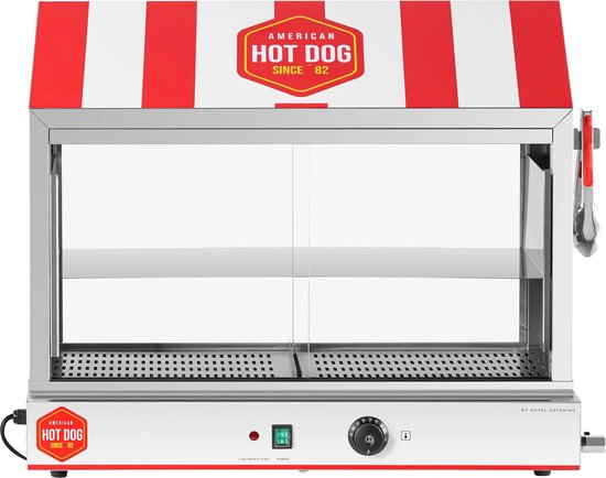 Hotdog - stoompan - 300 hotdogs - 100 broodjes - 2400 W - Royal Catering — afbeelding 2