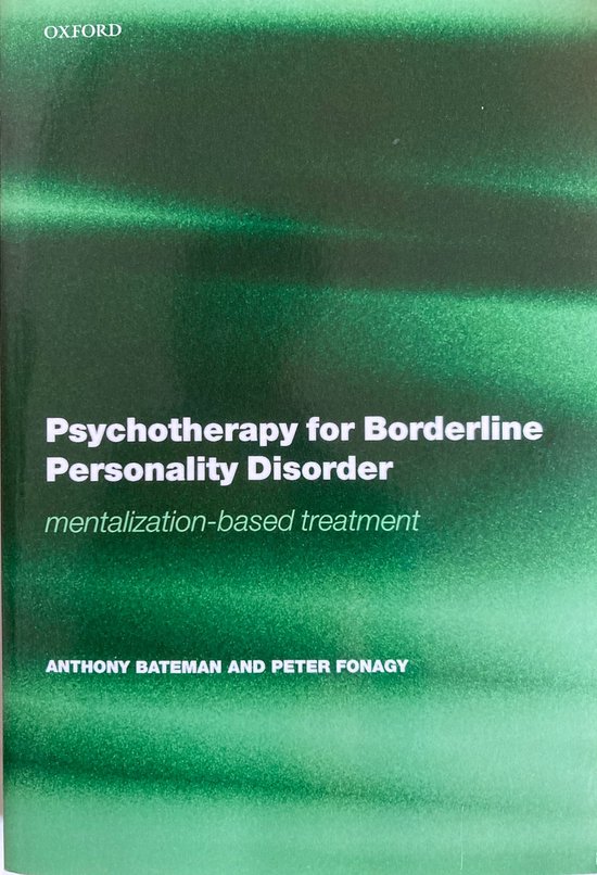 Psychotherapy For Borderline Personality Disorder
