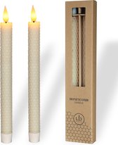 Led-kaarslicht, nep vlamloze kaarsen, warm wit licht, echte wasbatterij, kaarspijlers, 8 toetsen afstandsbediening met 6 uur timerfunctie voor decoratie, bruiloft, kerk