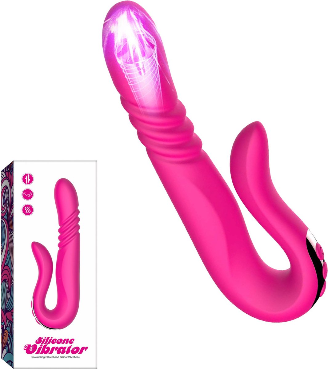 Goedkoopste De Luxe Twirling Vibrator Up & Down All Function