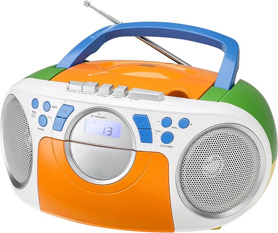 Gracioso Portable cassette player: on FM Compact Vintage cassette tape player with large speaker and headphone jack, works on DC or AA battery Gracioso Portable cassette player: on FM Compact Vintage cassette tape player with large speaker and headphone jack, works on DC or AA battery