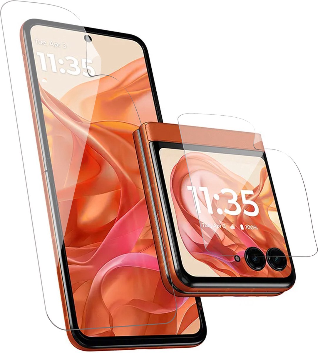 Screenprotector geschikt voor Motorola Razr 50 - 1x FlexGuard Screen Protector