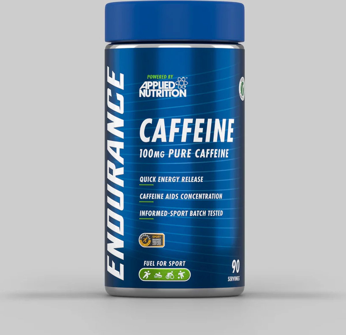 Goedkoopste Applied Nutrition - Caffeine - 100mg Pure Caffeine - 90 servings - Caffeine pillen