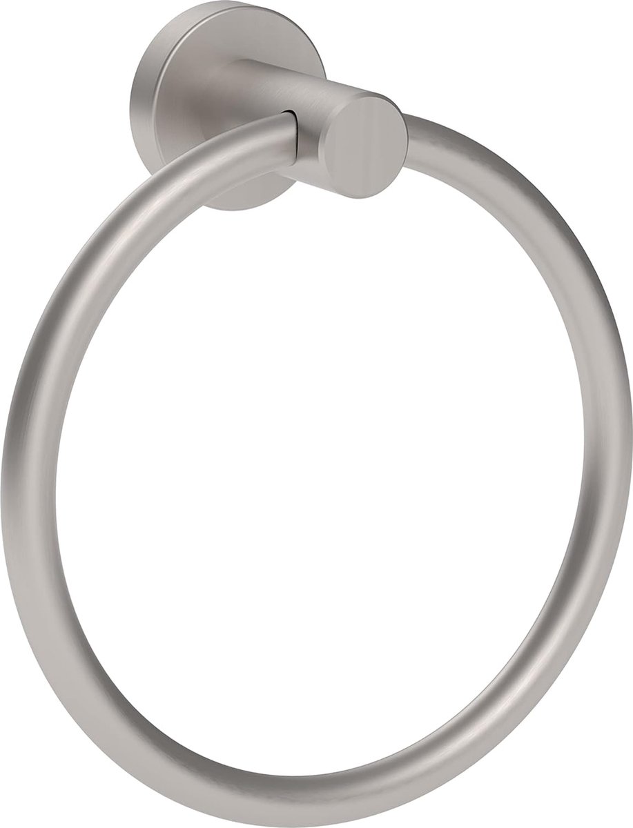 1 stuk Handdoekring Ø 16.5 cm Handdoekring Handdoekrek Badkamer Accessoires zilver roestvrijstalen handdoekring ronde handdoekring badkamer handdoekring Montageschroeven inpakken