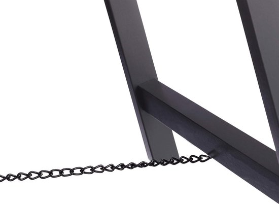 Opklapbare dressboy van hout voor jassen en broeken - Grijs - Met plankje