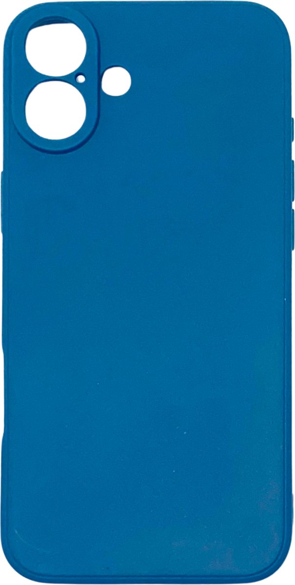 Smartphonehoes - telefoonhoesje - geschikt voor iPhone 16 Plus - oceaanblauw - flexibel