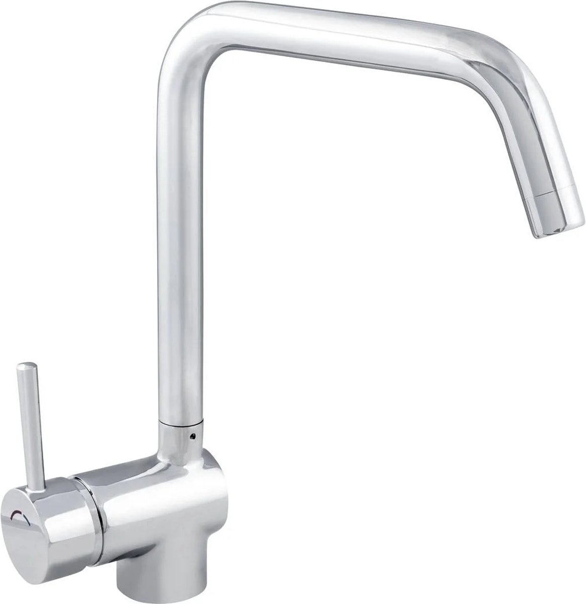 Miomare Mengkraan / Gootsteenkraan - Kraan 360 zwenkbaar - Waterspaarfunctie 2 hevelstanden - Energiebesparende functie - Chrome glanzend