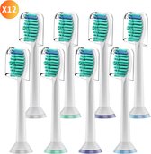 Bol.com opzetborstel voor philips sonicare - 12 stuks - met deksel aanbieding