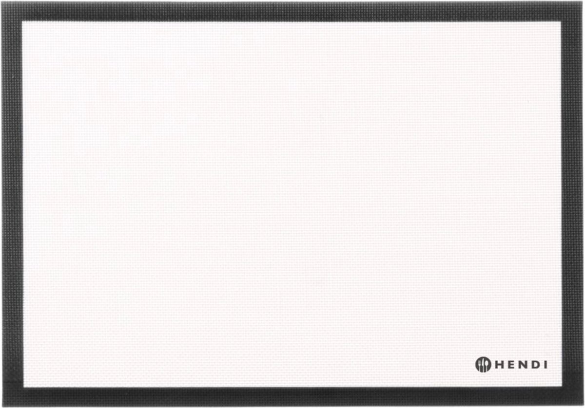 HENDI Anti-aanbak bakmat siliconen – 300x400 mm – vaatwasser- en ovenbestendig