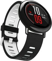 Beline Horlogeband 22mm Double Color Silicone zwart wit zwart/wit doosje