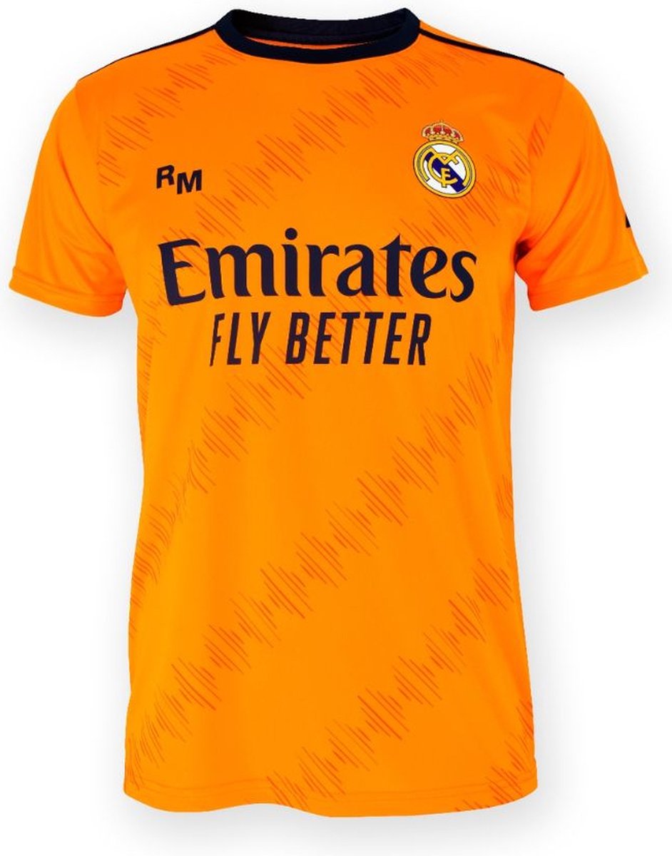 Real Madrid Voetbaltenue Uit - 2024-2025 - Voetbal Tenue Kinderen - Shirt en Broekje - Jongens en Meisjes -- Maat 116
