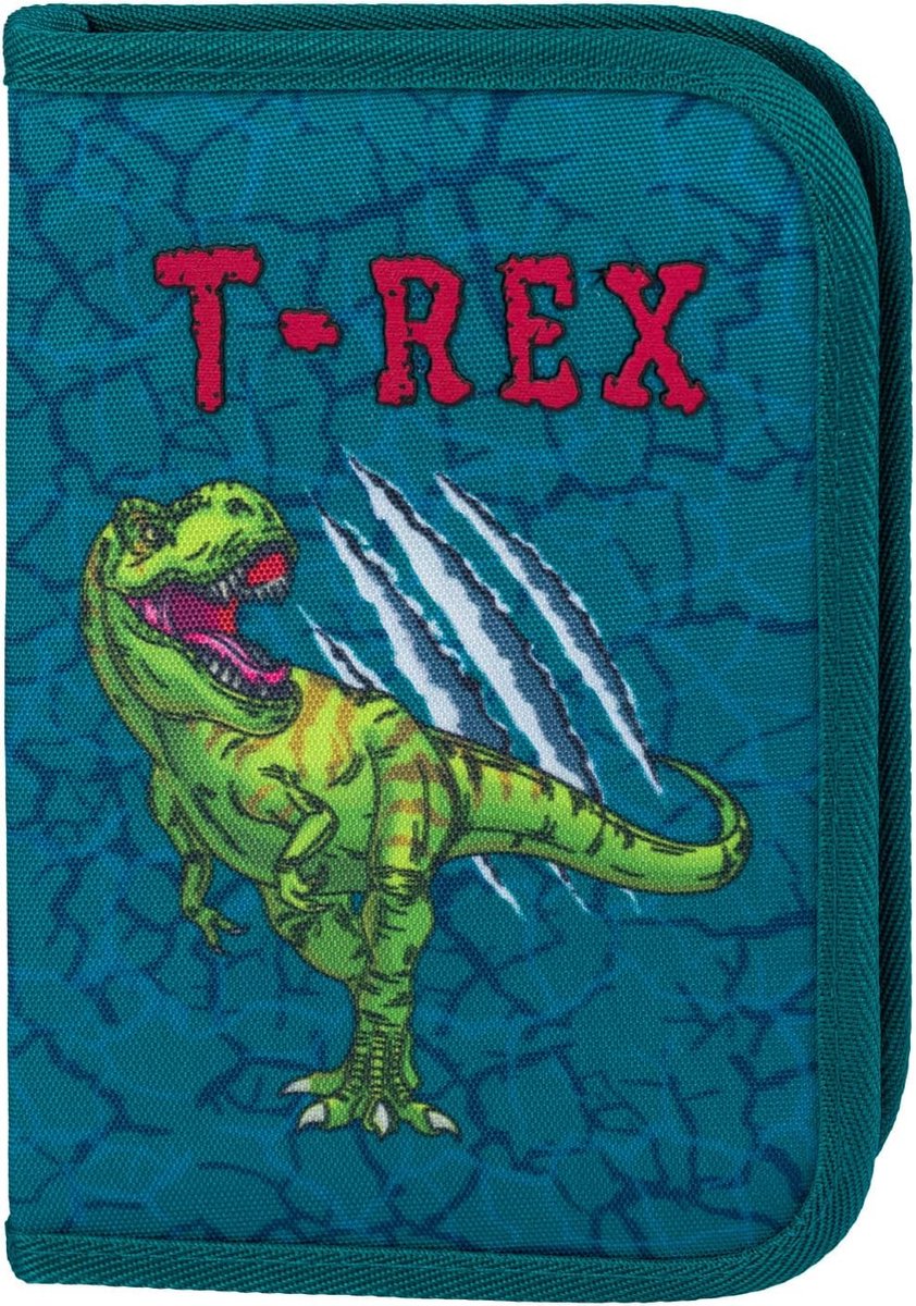 Riokem ® Trendy en Ruime Pennenzak met T-Rex Ontwerp voor Jongens