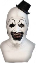 Horror masker Clown met hoedje