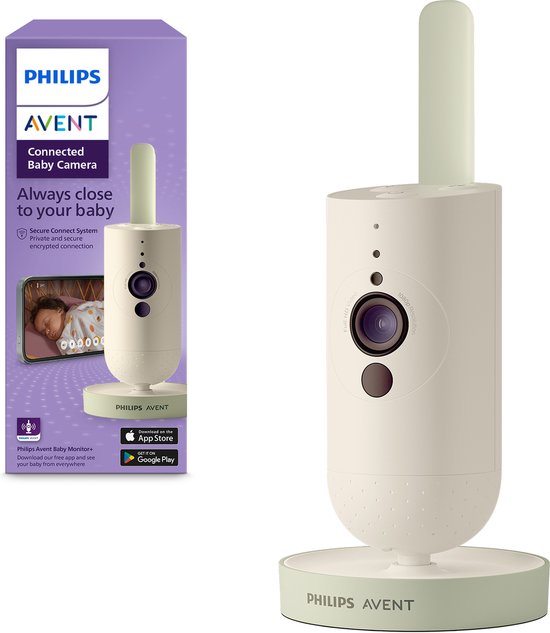 Philips Avent Babycamera Babyfoon SCD643/26 Wit Groen - Philips - €101,99