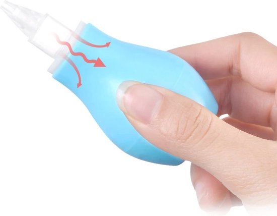 Neuszuiger Baby of Kind I Neusreiniger I Neuspeer I Neuspompje I Neuspomp I Nose Cleaner I Geel van Kindabelle — afbeelding 5