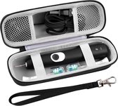 Tandenborstel Reiskoffer Compatibel met, Elektrische tandenborstel opbergdoos - Tandenborstel Opbergdoos - Oplaadbare Elektrische Tandenborstel - Harde EVA Hoes Opbergzak Houder met Mesh Zak voor Accessoires - Zwart (Alleen Doos) - Zwart