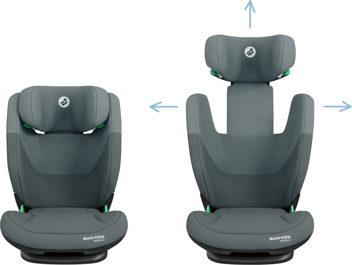 Maxi-Cosi RodiFix S i-Size Autostoeltje - Tonal Graphite - Vanaf ca. 3,5 jaar tot 12 jaar – foto 6