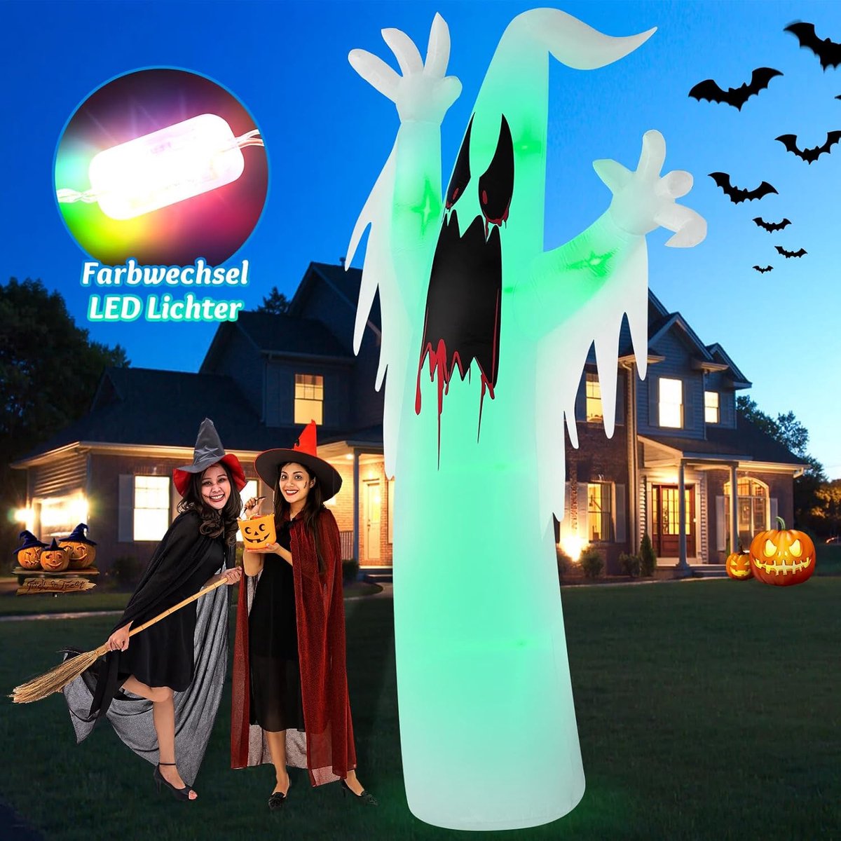 Halloween Opblaasbaar met Muziek - Opblaasbare Halloween-Heks Die Tegen een Boom Botst... | bol Halloween Opblaasbaar met Muziek - Opblaasbare Halloween-Heks Die Tegen een Boom Botst... | bol