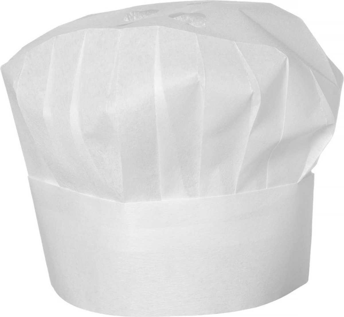 HENDI Koksmutsen – non-woven PP – geperforeerde kroon – wit – 10 stuks