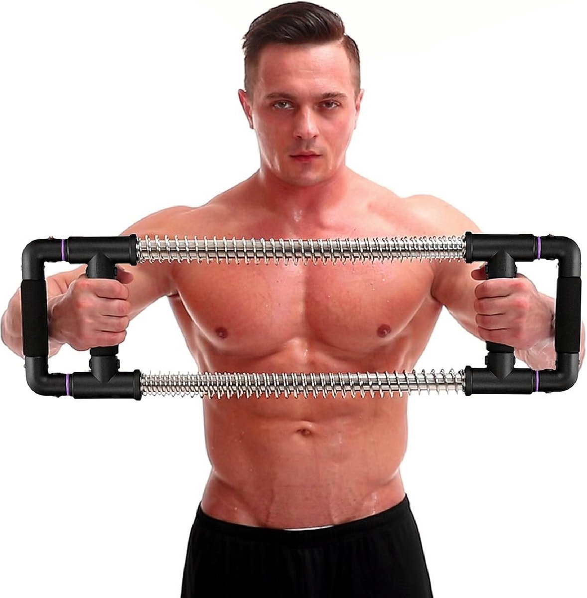 Riokem ® Complete Push Down Bar voor Thuis Fitness Training van Borst, Armen, Schouders, Buik en Rug